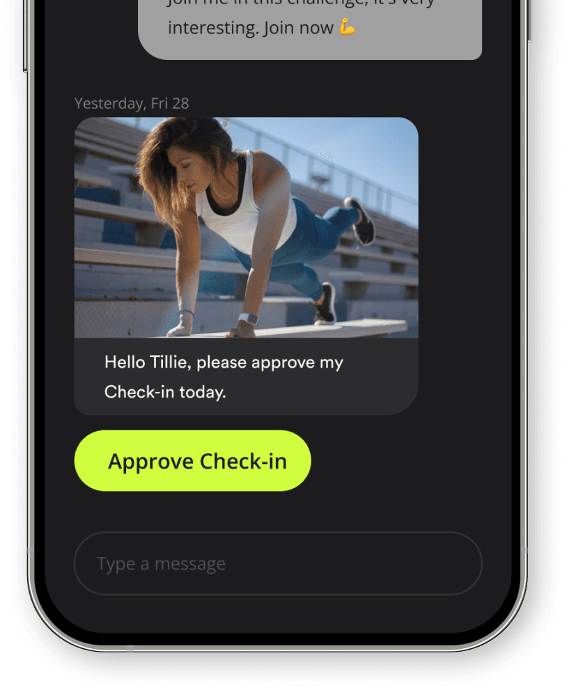 Photo Check-ins & Accountability